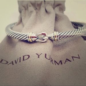 David Yurman 5mm cable buckle bracelet